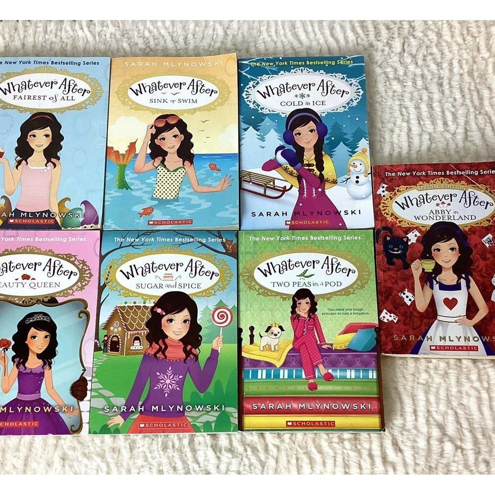 Whatever After Chapter Books Sarah Mlynowski Lot of 7 Princess Fairy Tale Series